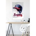 thumbnail image 6 of MLB Atlanta Braves - Drip Helmet 20 Wall Poster with Push Pins, 22.375" x 34", 6 of 6