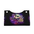 thumbnail image 4 of Lsque Mushrooms and Skull Printed Long Tissue Box Cover Holder, Facial Paper Organizer Dispenser,Triangle with Bottom Belt, PVC Leather Decorative Organizer, 4 of 9