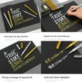 thumbnail image 6 of Cyber&Monday Deal,Student Pens, Multifunctional DIY Graffiti Pen, Easy To Write and Easy To Marker Pen, 1ml Drawing, Coloring, Crafting, Art Projects(Gold) | Savings Deals Akmoler, 6 of 8