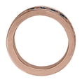 thumbnail image 3 of Mauli Jewels 1 Carat Blue Diamond Engagement Ring, Wedding Band, 14K Solid Rose Gold for Women, 3 of 4