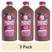 (3 pack) Bolthouse Farms Berry Boost Fruit Juice Smoothie, 52 oz