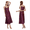 Dark Purple, variant on Satin Nightgown for Women Silk Sleepwear Lingerie V Neck Slip Dress Sexy Long Nightdress Negligee Soft Smooth Comfortable Nightgowns Bridesmaid Pajamas Robes