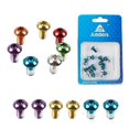 thumbnail image 2 of 12 Pcs Mtb Bike Seven-color Disc Screw Bicycle M5x10mm Disk Brake Rotor Bolts T25, 2 of 4