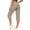 D01/Khaki, variant on Women's Capri Pants High Waisted Zipper Button Straight Multi Pockets Cargo Casual Capris, S-3XL