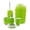 Green, variant on EECOO 6 Piece Plastic Bathroom Accessory Set