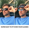 thumbnail image 4 of Gafas de sol Fit Over con protección solar polarizada, corte azul, unisex, 4 of 5