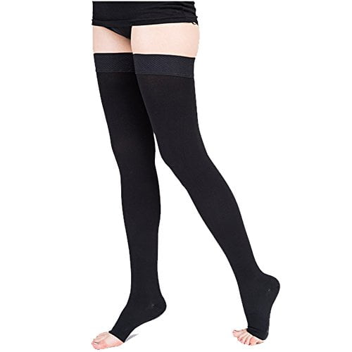Thigh High Compression Socks (20-30mmHg), Men & Women Sleeves for ...