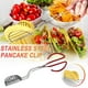 thumbnail image 1 of Ycandiee - Molde para hacer tortillas de taco, pinzas de cocina, molde para tortillas fritas, fácil de hacer tacos de pie caseros, cada taco de metal sirve para freír tortillas crujientes, para, 1 of 8