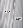 thumbnail image 6 of DSstyles Linen Striped Tier Curtains with Solid Button Small Valance Rod Pocket Tailored One Panel Kitchen Curtain Cafe Curtain for Living Room, Bathroom, Kitchen, 6 of 8