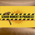 thumbnail image 6 of Funny Senior Themed Banner with Cane Design Background Decoration for Senior Moments Parties Retirement Celebrations Photo Backdrops Senior Events, 6 of 8