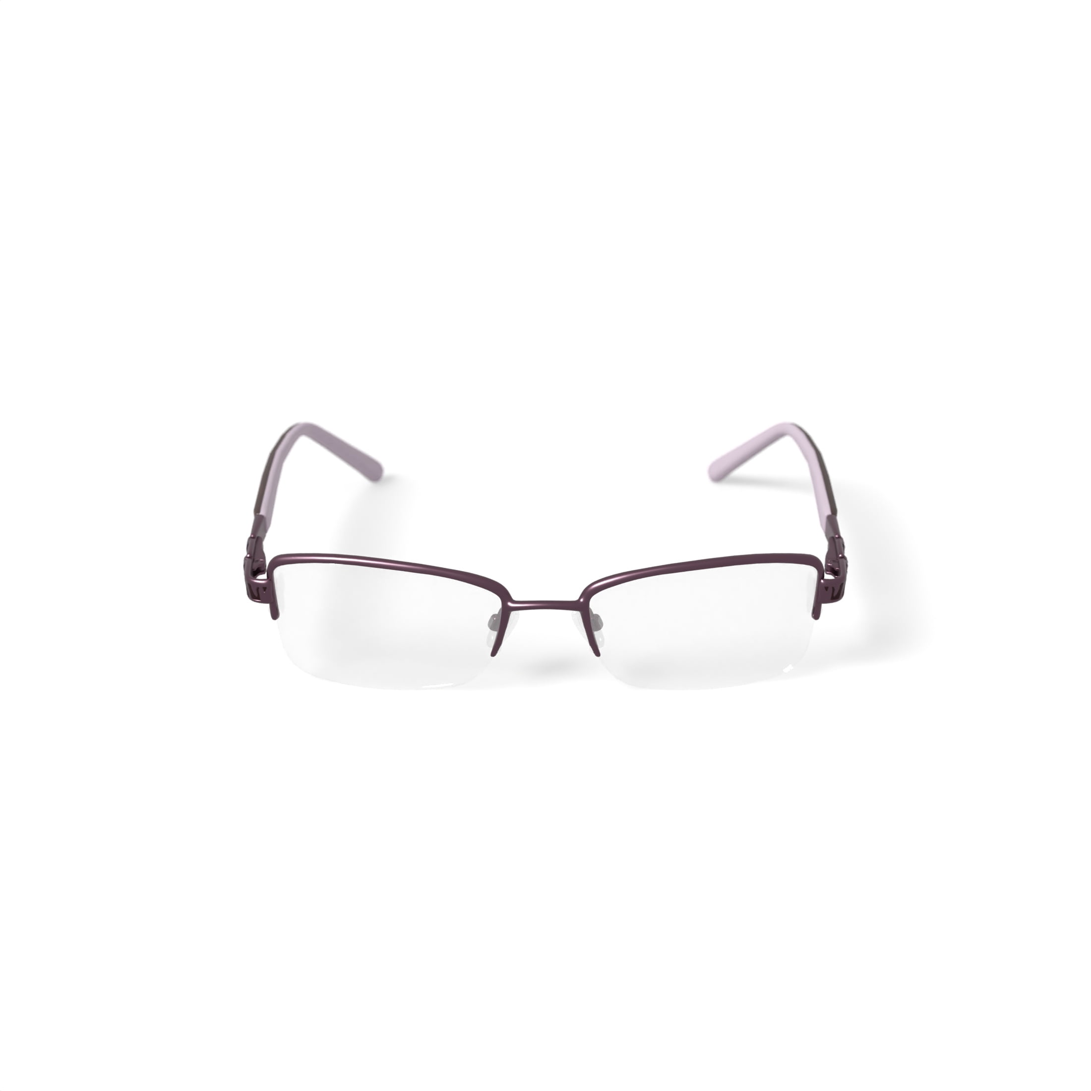 Walmart Women's WOP73 Rectangular Prescription Eyeglasses with Case, Rose Pink