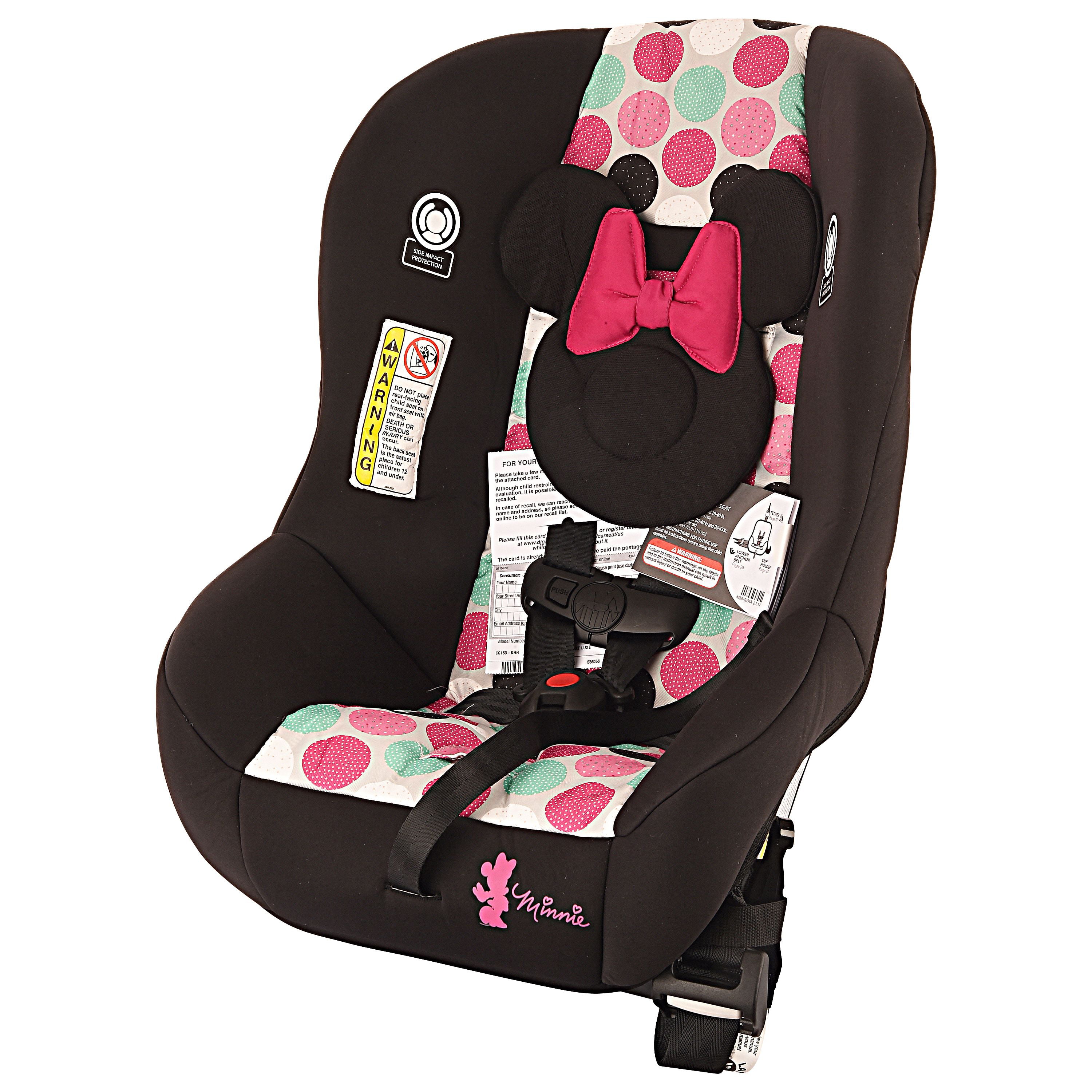 minnie mouse scenera next luxe convertible car seat