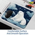 thumbnail image 6 of Polar Bear Gaming Mousepad Square, 8.3x9.8 Inch Non-Slip Rubber Bottom Printed Mouse Mat for Office and Gaming, 6 of 6