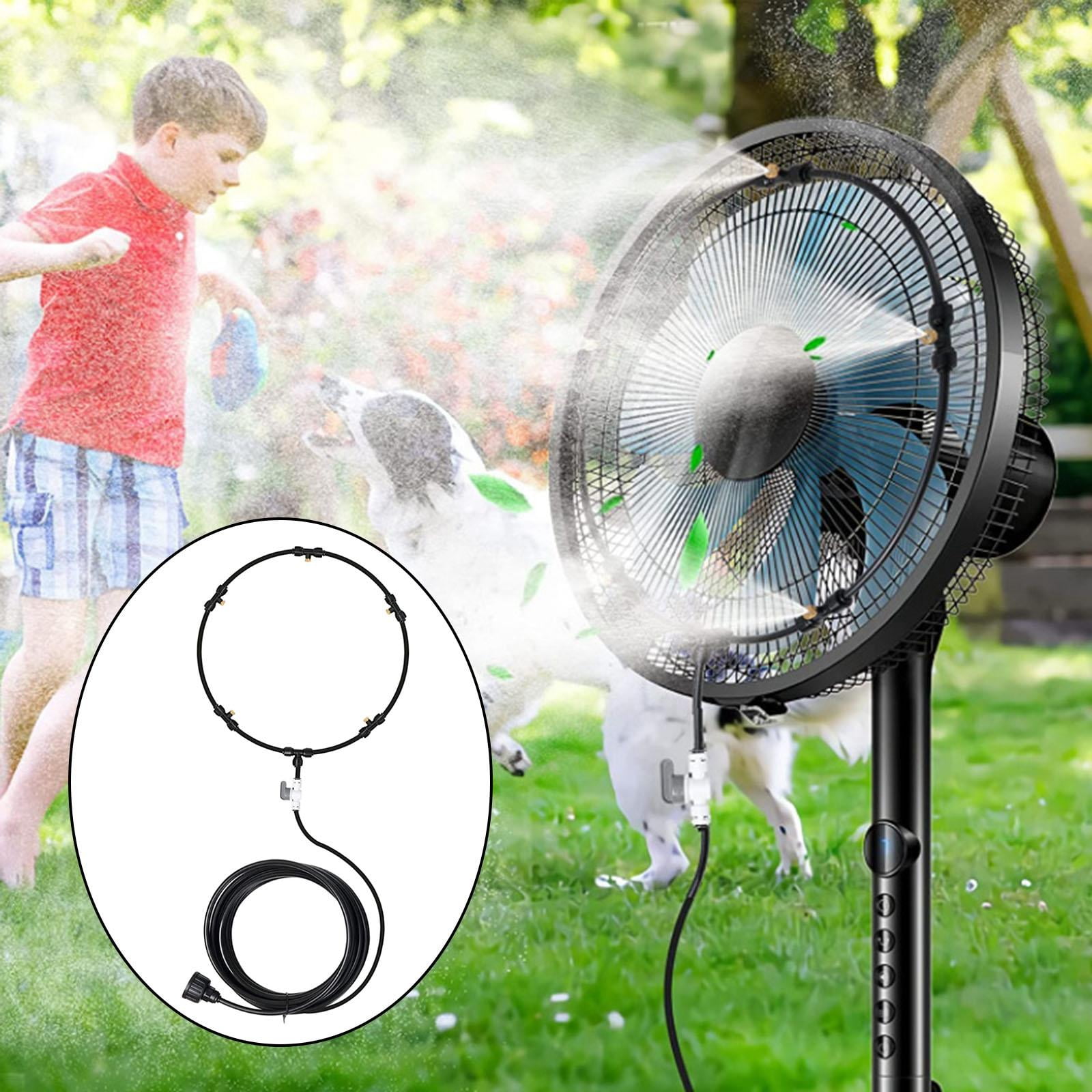 Misting Fan for Outside Patio, Outdoor Fan Cooling Spray Nozzle