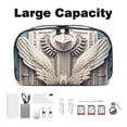 thumbnail image 3 of Independence Day Travel Cord Organizer Case Small with Cable Organizer, USB Pouch, and Phone Charger Organizer - Oxford Cloth Waterproof Storage Bag for Electronic Devices - 5.9x9.44x3.14 in, 3 of 6