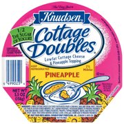 Knudsen: Cottage Doubles Pineapple Lowfat Cottage Cheese & Topping, 5.5 oz