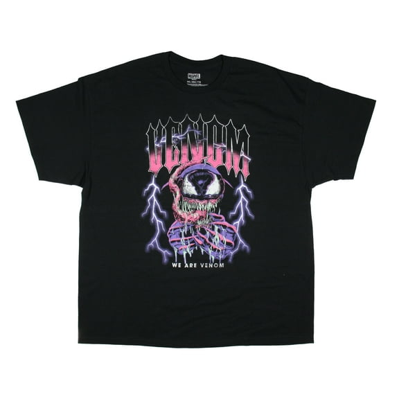 Marvel Men's Venom Anti-Hero Symbiot We Are Venom Razor Teeth Adult Short Sleeve T-Shirt