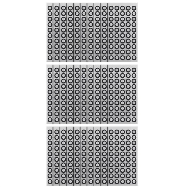 30 Hojas de 1500 Puntos de 6,0 mm para Escáner 3D. Marcadores de Puntos de Referencia de Seguimiento Preciso. Difusos.