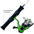 thumbnail image 6 of Quantum Ice Spinning Reel and Fishing Rod Combo, Black/Green, 6 of 6