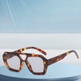 thumbnail image 3 of Double Bridge Hexagonal Sunglasses Uv400 Lens Square Shades Fashion Sun Glasses For Driving Travel Outdoor Sport(Grey-14.5Cm), 3 of 4