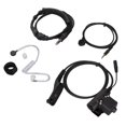 thumbnail image 4 of Auriculares con micrófono de garganta U94 PTT con micrófono de dedo compatibles con MOTOROLA XIR P8268 P8668 DP4400 DP4800, 4 of 12