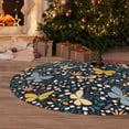 thumbnail image 6 of Sikiie Flowers Butterfly 30-48 inches {designName} Print Christmas Tree Skirt Snowman Xmas Tree Skirt with Edge Christmas Decorations for Holiday Party36", 6 of 7