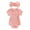 Pink, variant on Musuos Baby Girls Summer Ribbed Jumpsuit 3M 6M 9M 12M 18M Short Sleeve Solid Color Romper with Bow Headband Casual Outfits
