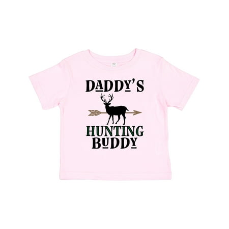 

Inktastic Daddy Hunting Buddy Bow Hunter Gift Toddler Boy Girl T-Shirt