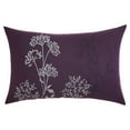 thumbnail image 5 of Nanshing Ciaran 7-Piece Purple Floral Comforter Set King, 5 of 5