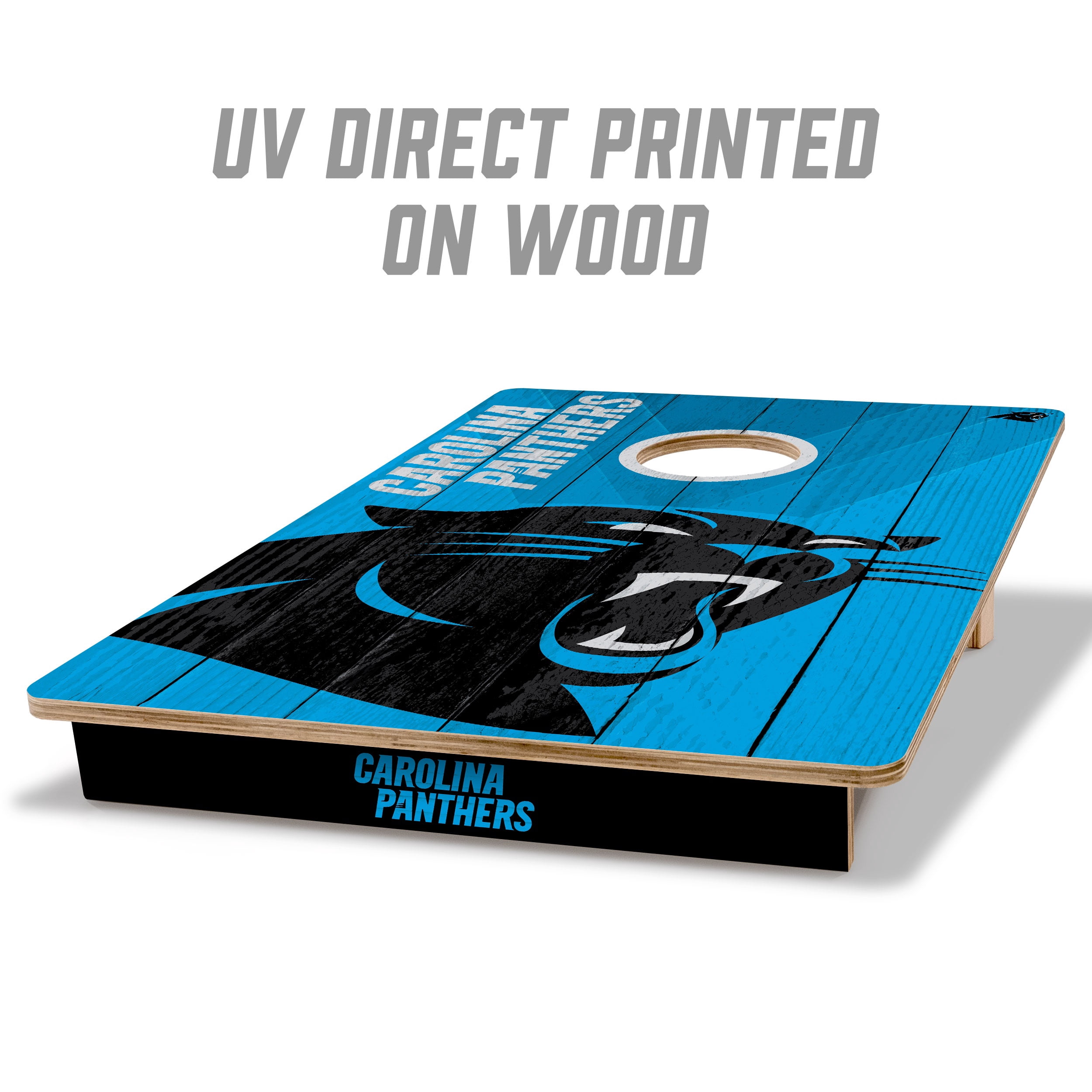 YouTheFan NFL Carolina Panthers 2' x 3' Cornhole Game No Bags
