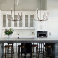 thumbnail image 4 of 8 Light Black Modern Chandelier,Rustic Farmhouse Candle Dining Room Light Fixture,for Kitchen Island, Foyer, Living Room, Bedroom, 4 of 6