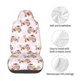 thumbnail image 4 of Wukai Dachshund Dog Puppy Full Set Car Seat Covers with Soft Padding Universal Auto Front Seats Protector and Cushion Mat, 4 of 5