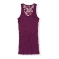 thumbnail image 2 of Aeropostale Womens Lace Back Tank Top, Púrpura, Small Aeropostale Camiseta sin mangas, 2 of 2