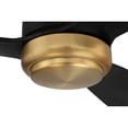 thumbnail image 6 of DVN52FBSB3 Craftmade Lighting Donovan - 3 Blade Ceiling Fan with Light Kit In Contemporary Style-13.66 Inches Tall and 52 Inches Wide-Flat Black/Satin, 6 of 17