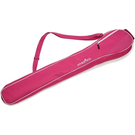 Athletico Lacrosse Stick Bag - Lax Equipment Bags for Boys or Girls, Kids & Youth (Pink)