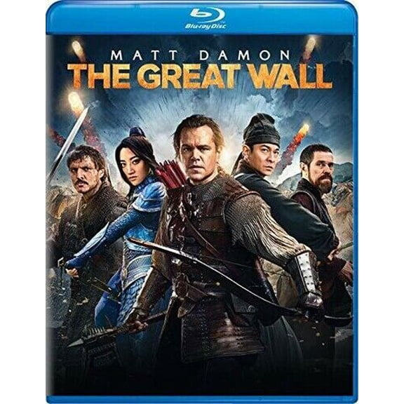 The Great Wall Blu-ray/DVD Action & Adventure Film by Zhang Yimou, English, Mandarin