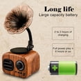 thumbnail image 7 of Zeceouar Retro Bluetooth Gramophone Speaker Portable Mini Retro Wireless Speaker-Sound, 7 of 7