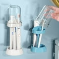 thumbnail image 3 of Toothbrush Holder Quick Drain Dust-proof Height Adjustable Storing Dual-use Student Mouthwash Cup Organizer Daily Use, 3 of 8