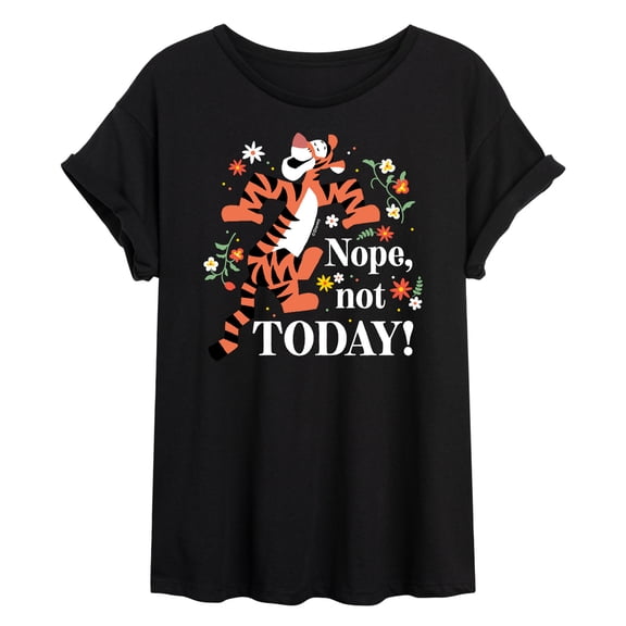Winnie the Pooh - Tigger - Nope, Not Today - Juniors Ideal Flowy Muscle T-Shirt