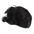 thumbnail image 4 of Peluca Larga Negra Sintética, Accesorios De Disfraz, Forro Transpirable, Peluca De Onda Larga Negra Esponjosa Resistente Al Calor Para Halloween, 4 of 7