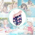 thumbnail image 7 of Gyratedream Flamingo One Shoulder Strap Adjustable Swimwear for Infant Toddler Baby Girls One Piece Swimsuit, 7 of 7