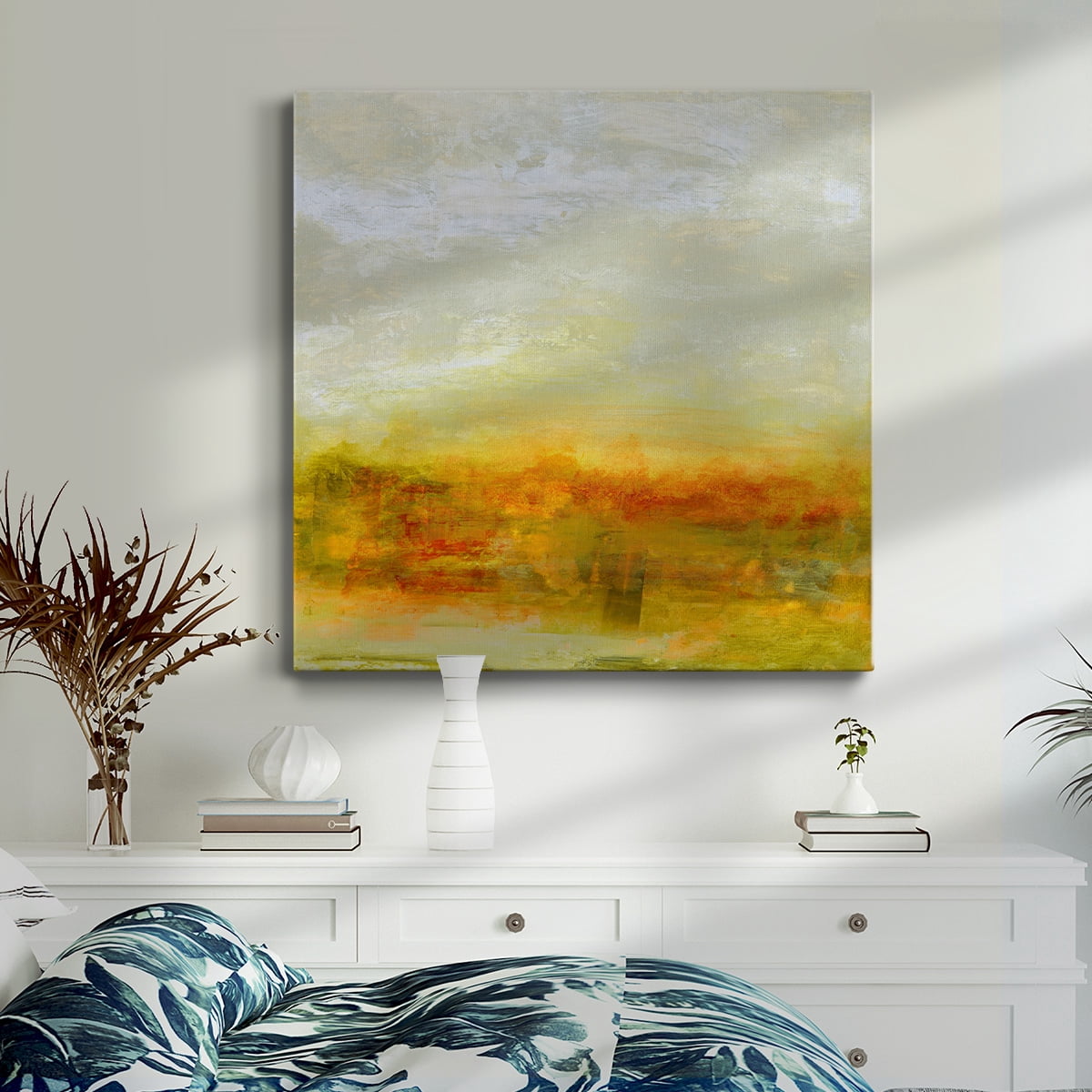 Wexford Home Burst of Warmth-Premium Gallery Wrapped Canvas, 32" x 32" - Ready to Hang