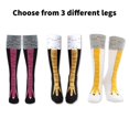thumbnail image 2 of Funny Chicken Leg Socks (Knee High), 2 of 12