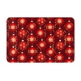 thumbnail image 1 of Wukai Boules Rouges de Noël pour Tapis de Sol en Flanelle, Absorbant et Antidérapant pour Entrée Intérieure/extérieure, Tapis de Bienvenue 16x24 Pouces, 1 of 7