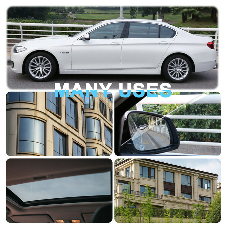 Silver Uncut Roll Window Tint Film 35% VLT Car Home Office Glass