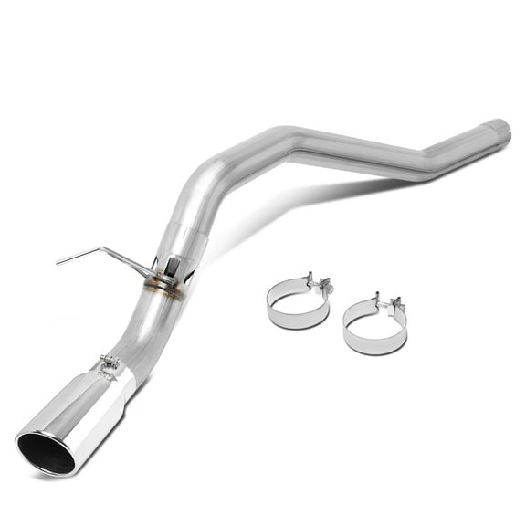 DNA Motoring For 16-19 Nissan Titan 5.0L Turbo Diesel Axle Back Stainless Steel Exhaust Muffler