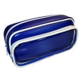thumbnail image 2 of Puntoco Bolsa de cuero para bolígrafo con ventana visible, bolsa de almacenamiento de maquillaje minimalista para escuela secundaria, almacenamiento en el hogar, 2 of 3