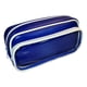 thumbnail image 2 of Estuche de almohada, portalápices de cuero con ventana visible, bolso para bolígrafos, minimalista, para guardar maquillaje en la escuela secundaria, bolsillo visual para lápices., 2 of 3