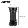 thumbnail image 4 of ZTTO Alloy Bike Press Fit Soporte inferior Componentes de ciclo externo Bicicleta de montaña Pieza de repuesto modificada para marco de 41 mm Junta de bicicleta de carretera Kearding OD002978-02B, 4 of 7