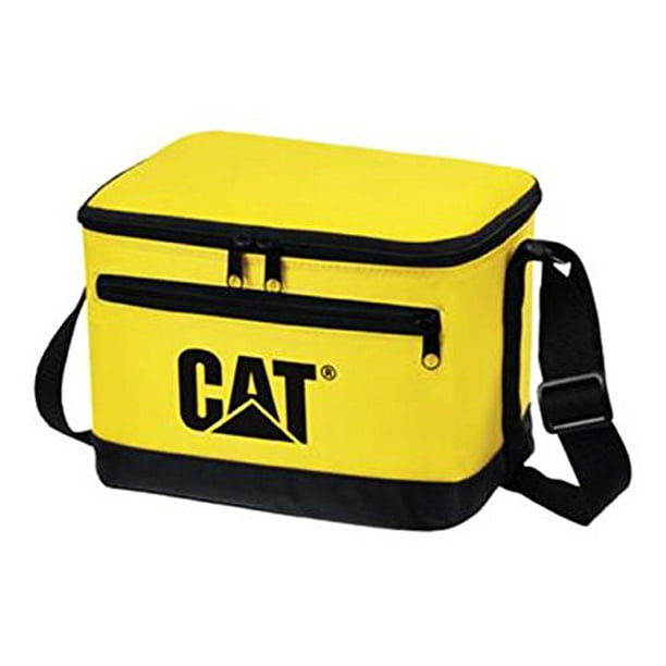 CAT Caterpillar CAT Equipment Black & Yellow Shoulder Carry Cooler